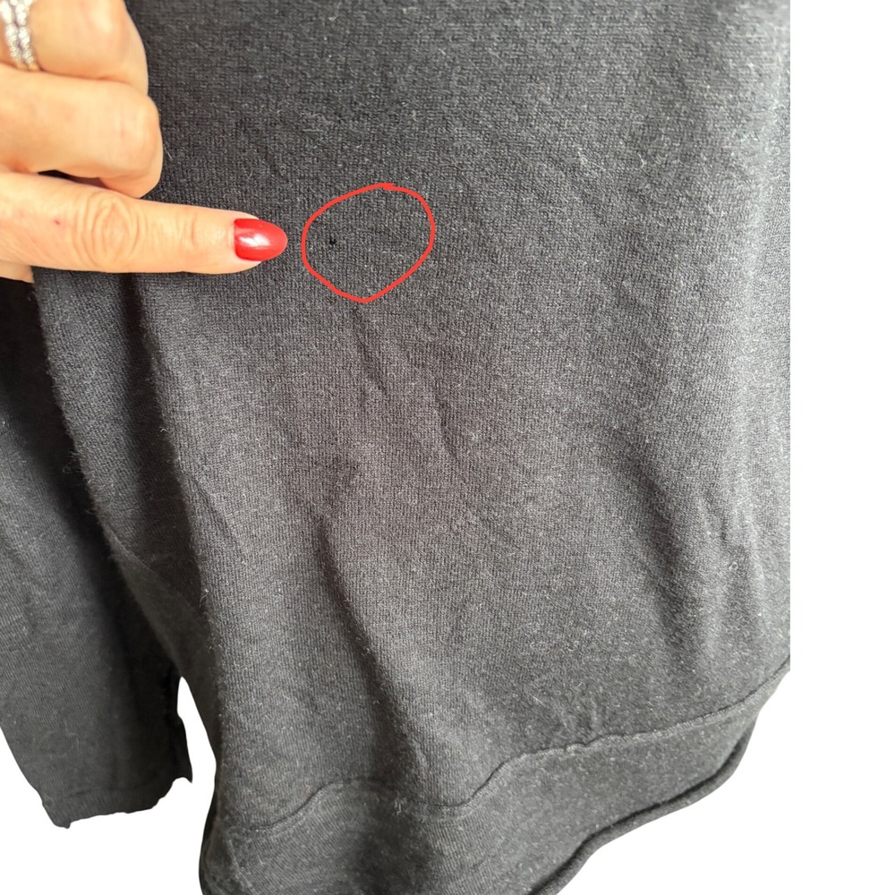 Generation Love Black Cashmere BOSS Sweater, Large, Flawed But Fabulous, READ - Picture 9 of 11